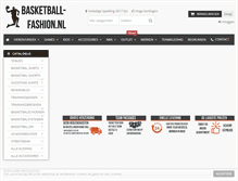 Tablet Screenshot of basketball-fashion.nl